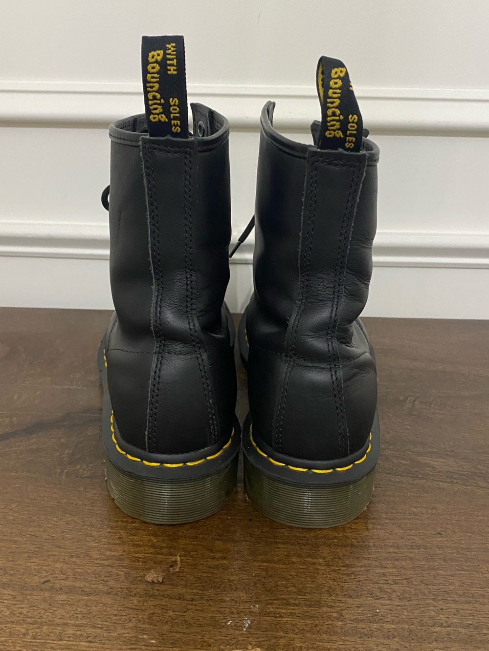 Dr. Martens Women’s 1460 Black Combat Boots - Picture 4 of 8